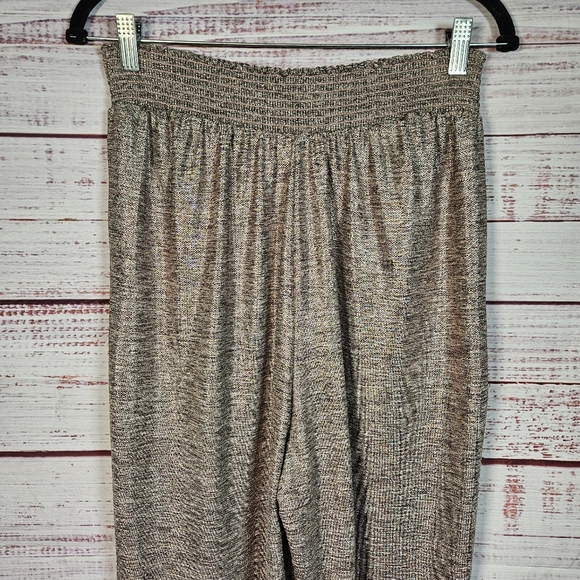 Anthropologie Melora pink metallic joggers - Picture 13 of 15